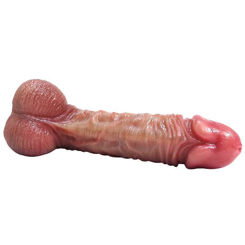 Lamb skin Dildo Liquid silicone 7.08 - 8.46 inch