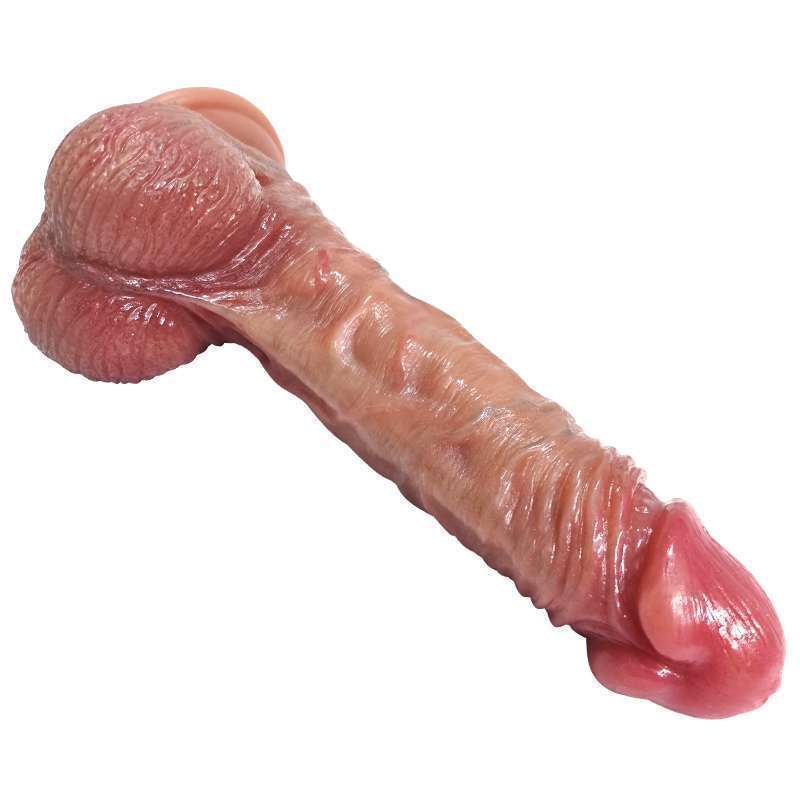 Lamb skin Dildo Liquid silicone 7.08 - 8.46 inch