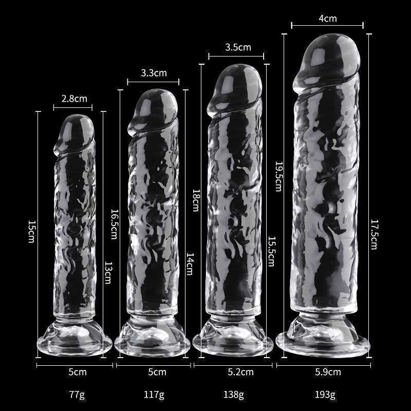 Transparent dildo 1# - 7#