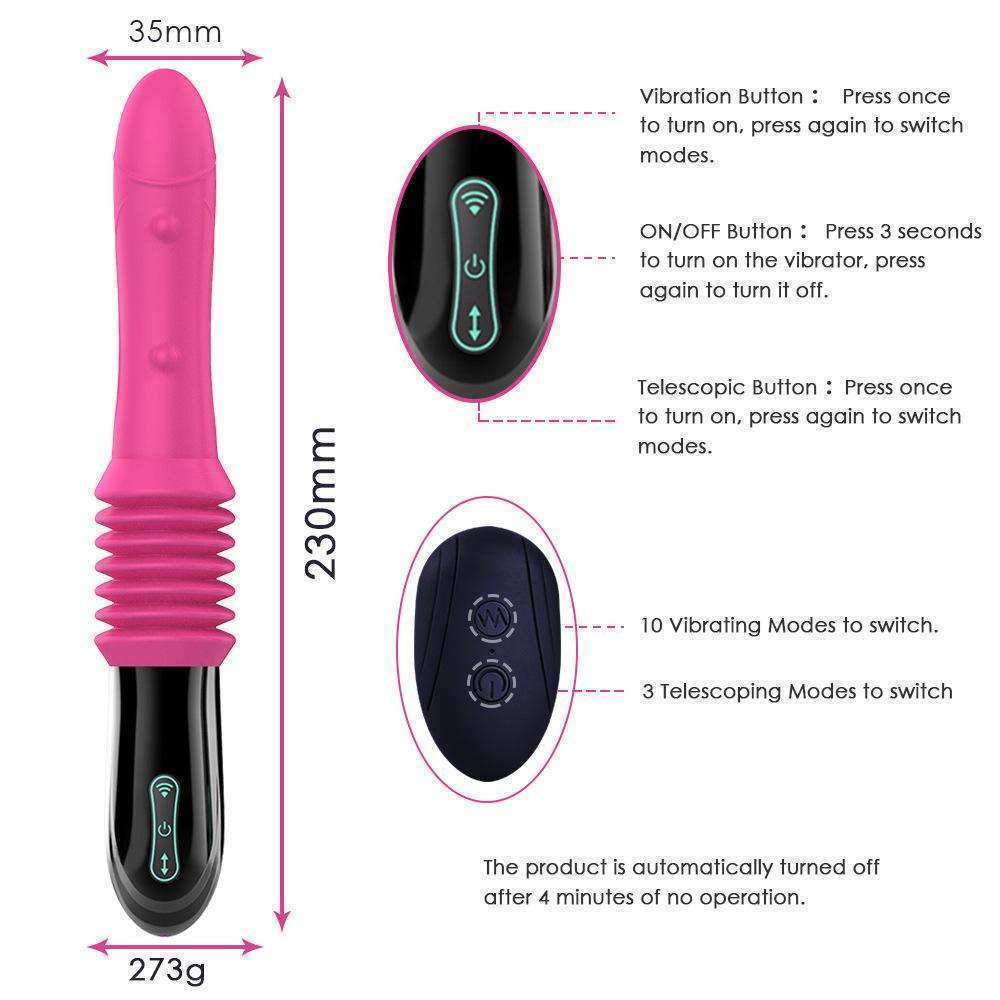 Remote control automatic insertion and retraction sex machine