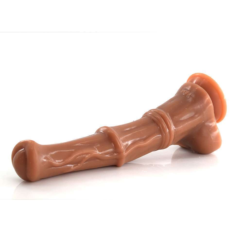 Double layer silicone horse dildo 12 inch- FAAK G172