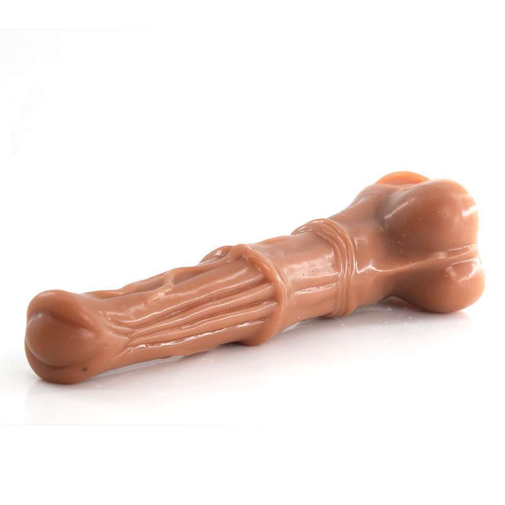 Double layer silicone horse dildo 12 inch- FAAK G172