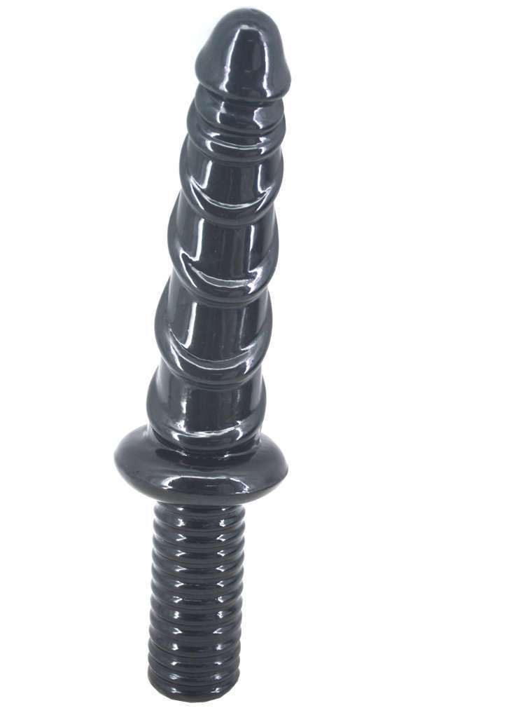 Thread, huge, anal plug with handle 11.4 inch- FAAK 67