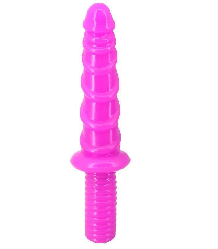 Thread, huge, anal plug with handle 11.4 inch- FAAK 67