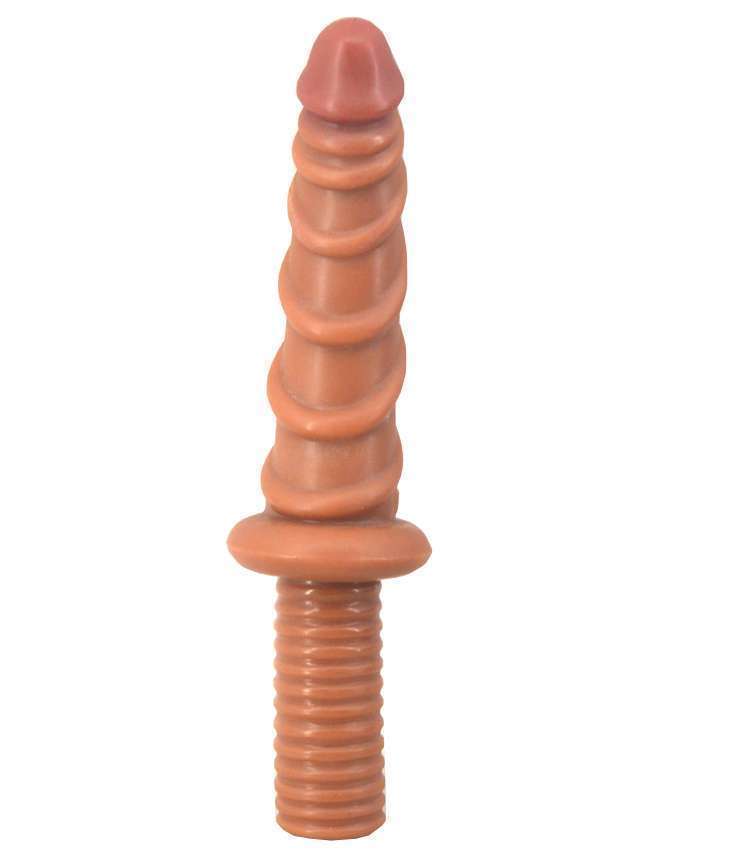 Thread, huge, anal plug with handle 11.4 inch- FAAK 67