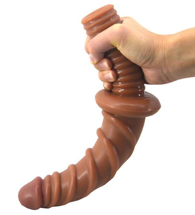 Thread, huge, anal plug with handle 11.4 inch- FAAK 67