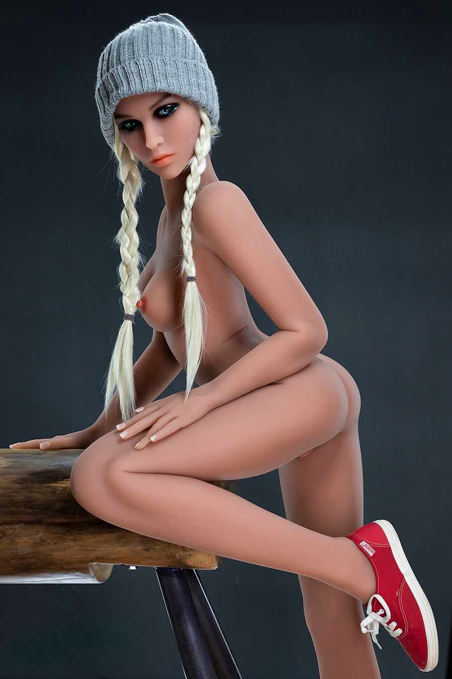 Silicone Sex Doll 158cm wheat ,Brown eyes - linn