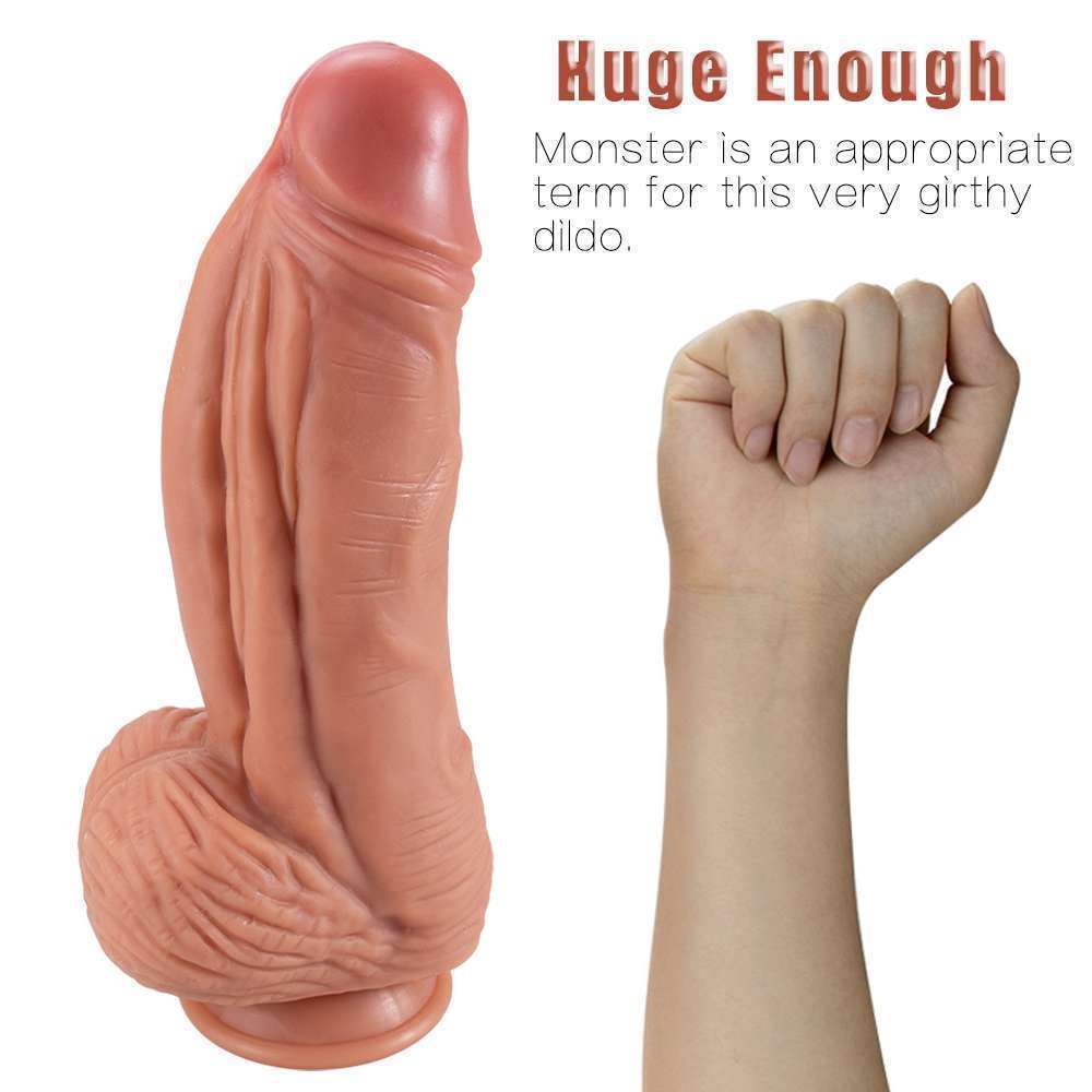 Realistic Double layered silicone Dildo - Fat