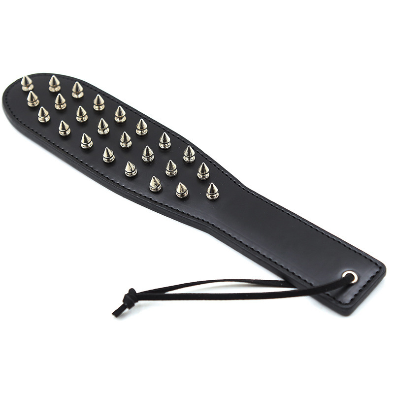 Single side steel nail bright leather hand clapper