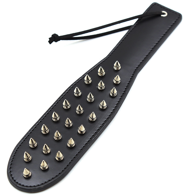 Single side steel nail bright leather hand clapper