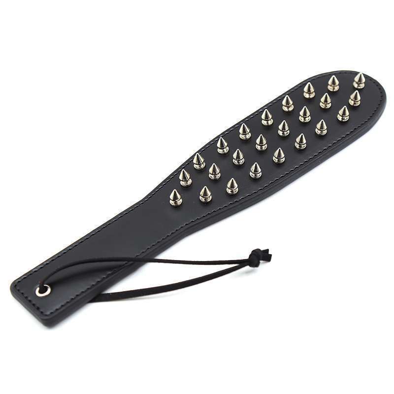 Single side steel nail bright leather hand clapper