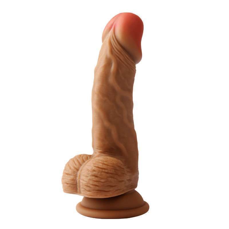 6.3 inch brown liquid Silicone Dildo Mr. Morgan