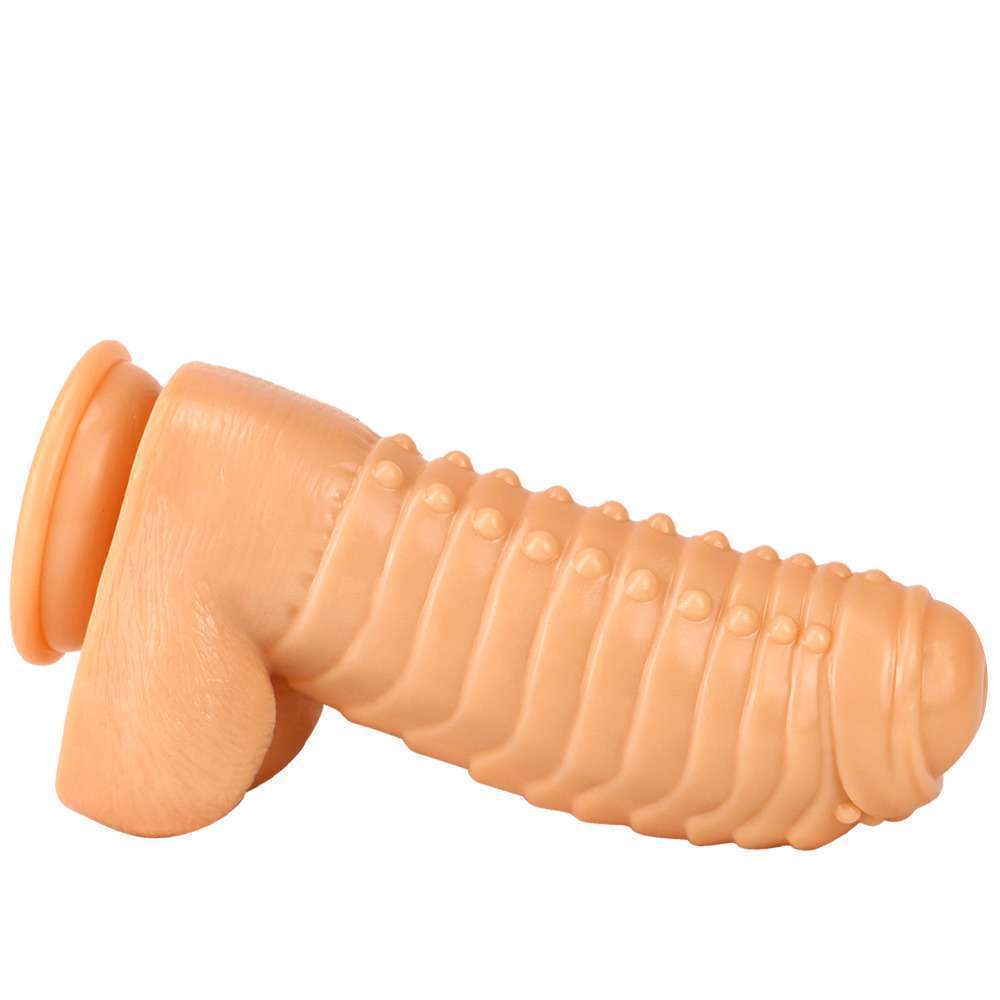 Reynold-11.8 Inch Large Ribbed Dildo