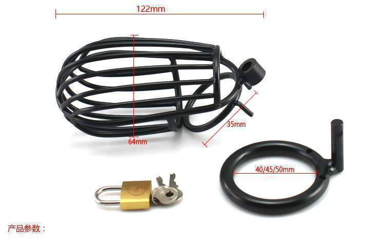 Samurai Cock Cage Drooping Chastity Device