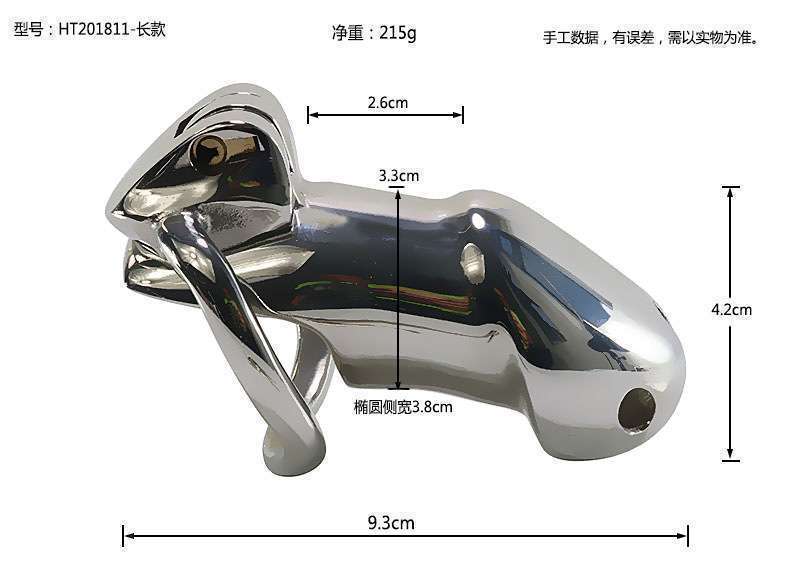 Rikers 24-7 Stainless Steel Locking Chastity Cage