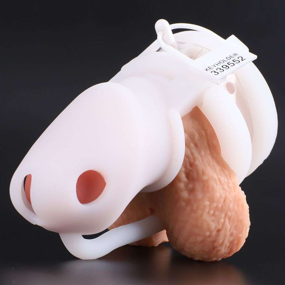 Chastity Cage Silicone Birdlocked - Transparent