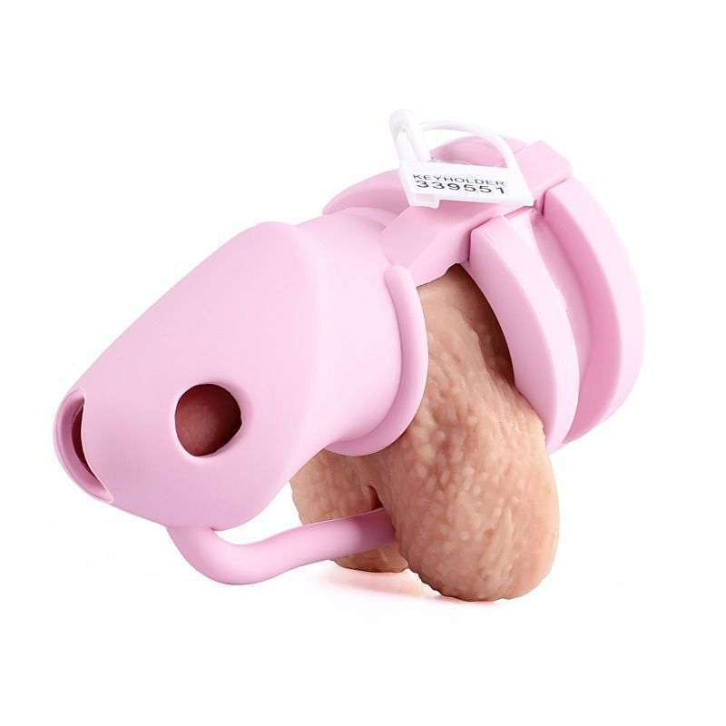 Chastity Cage Silicone Birdlocked - Pink