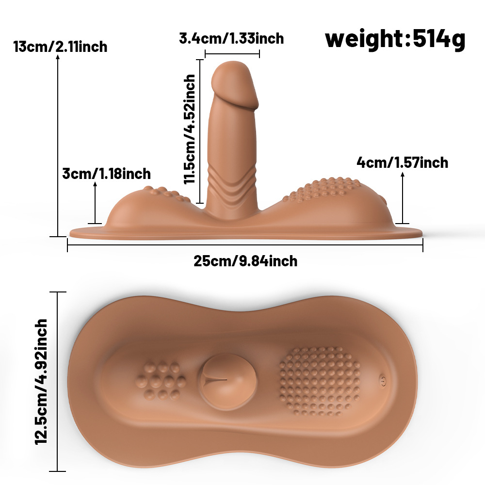 Sit and Ride Vibrators Dildo with 10 +10 Vibrating Modes Remote Control