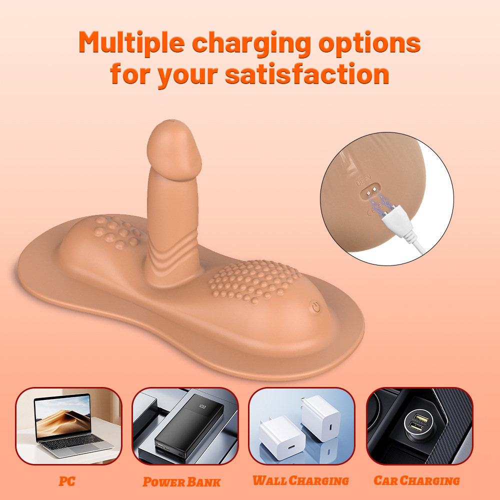 Sit and Ride Vibrators Dildo with 10 +10 Vibrating Modes Remote Control