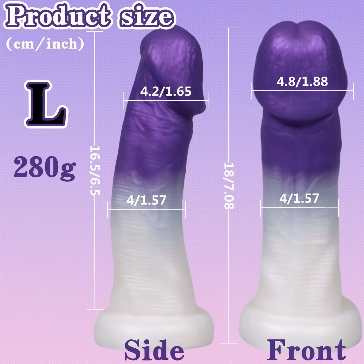 Big Glans & No Balls Dildo Mushroom