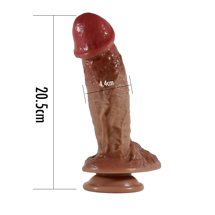 Big Mushroom Head Silicone Dildo 8.07 inch