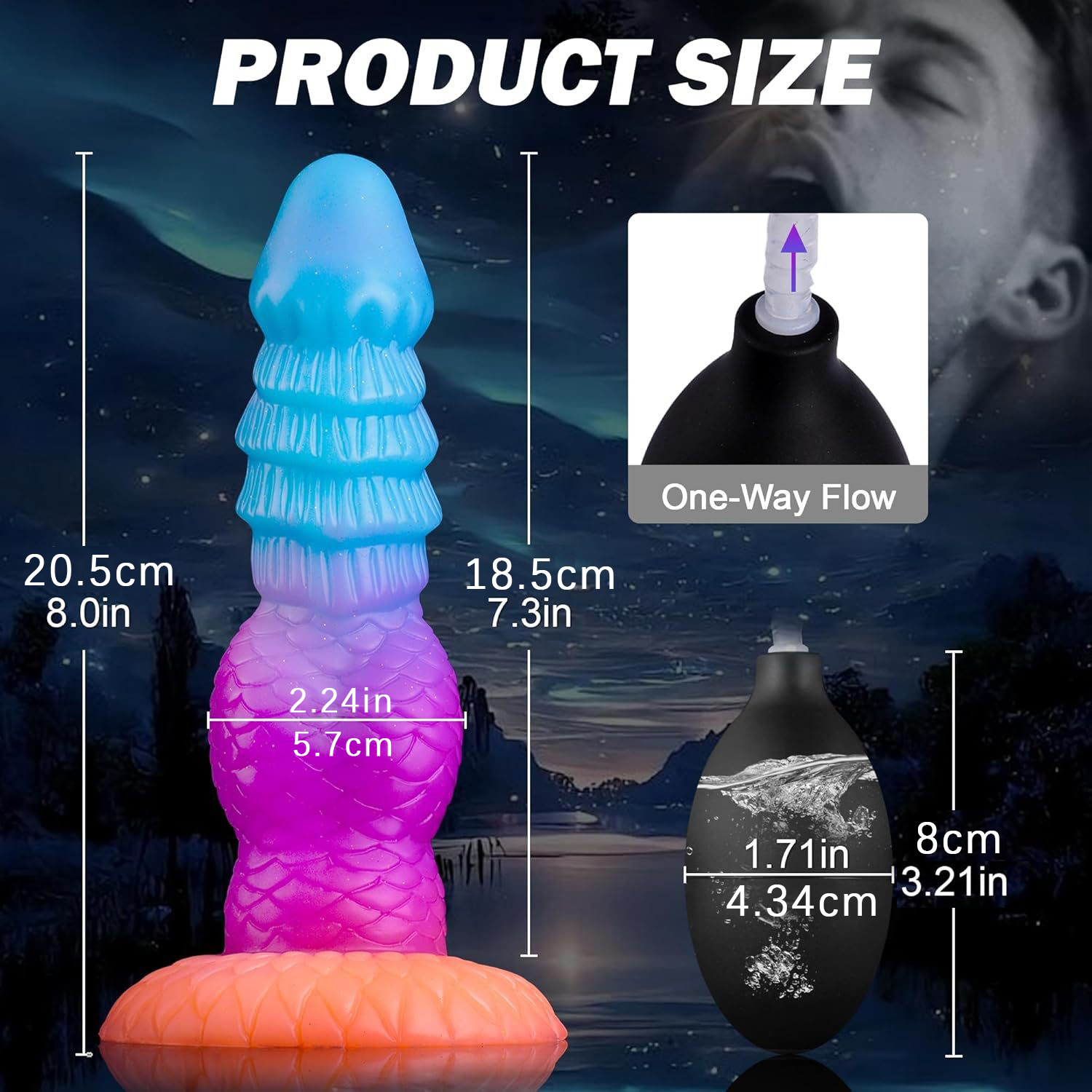 Luminous Fantasy Dragon Squirting Dildo