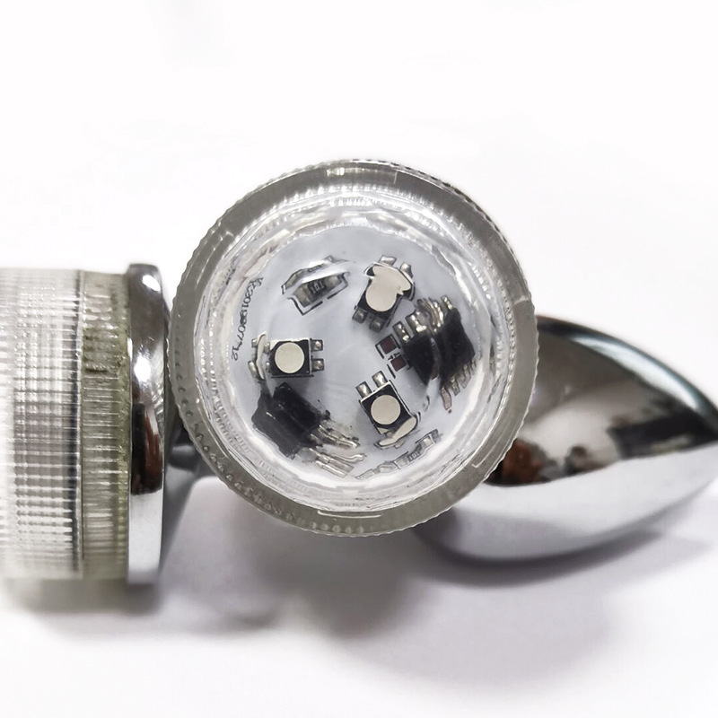 Remote control LED light anal plug