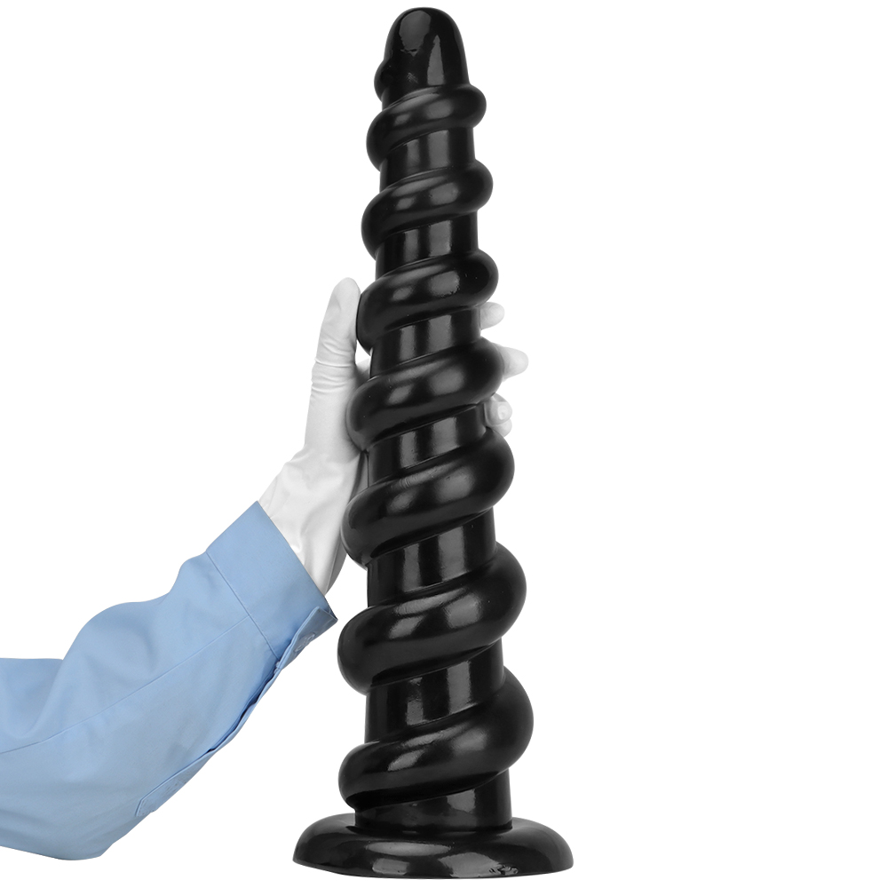 Multi sized oversized long threaded anal plug