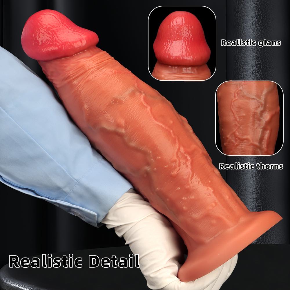 Liquid silicone simulation super large penis