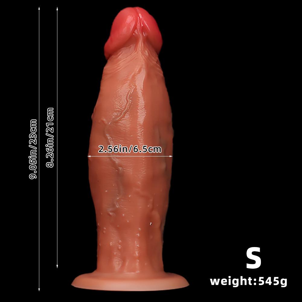 Liquid silicone simulation super large penis