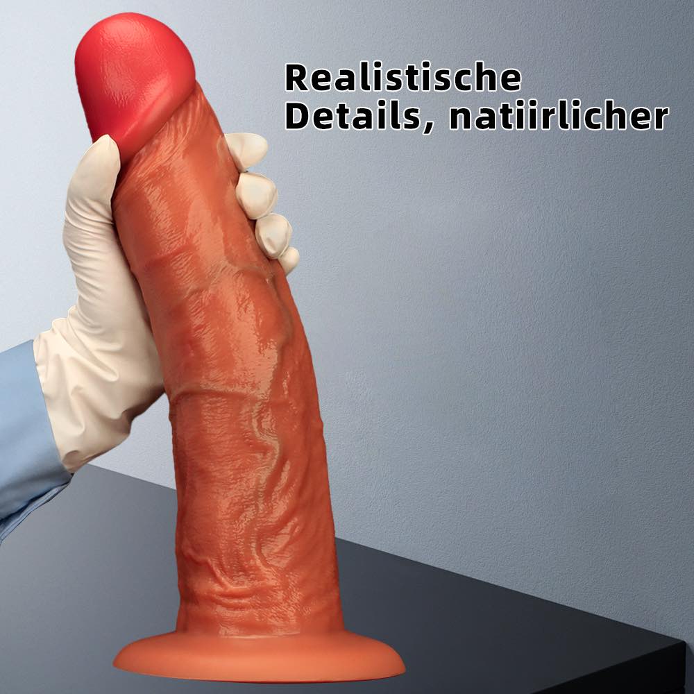 liquid silicone large dildo  - seductive woman