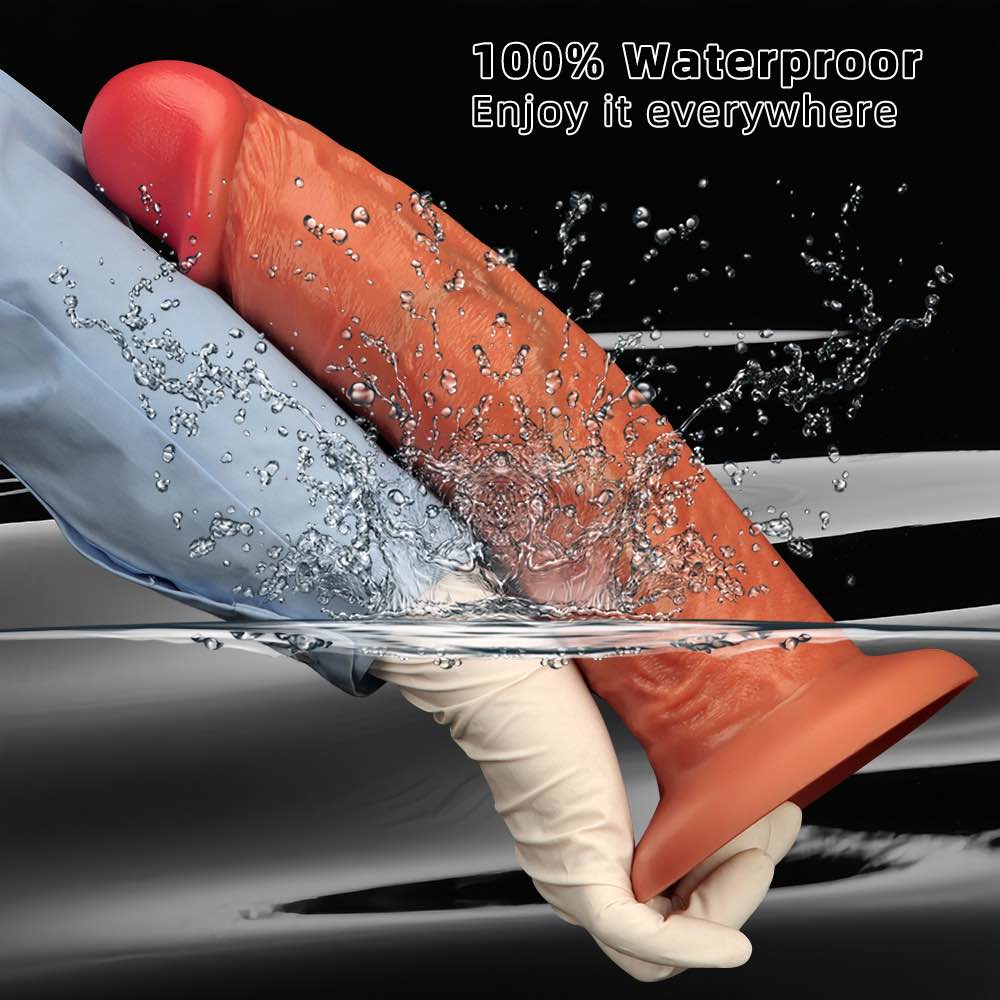 liquid silicone large dildo  - seductive woman