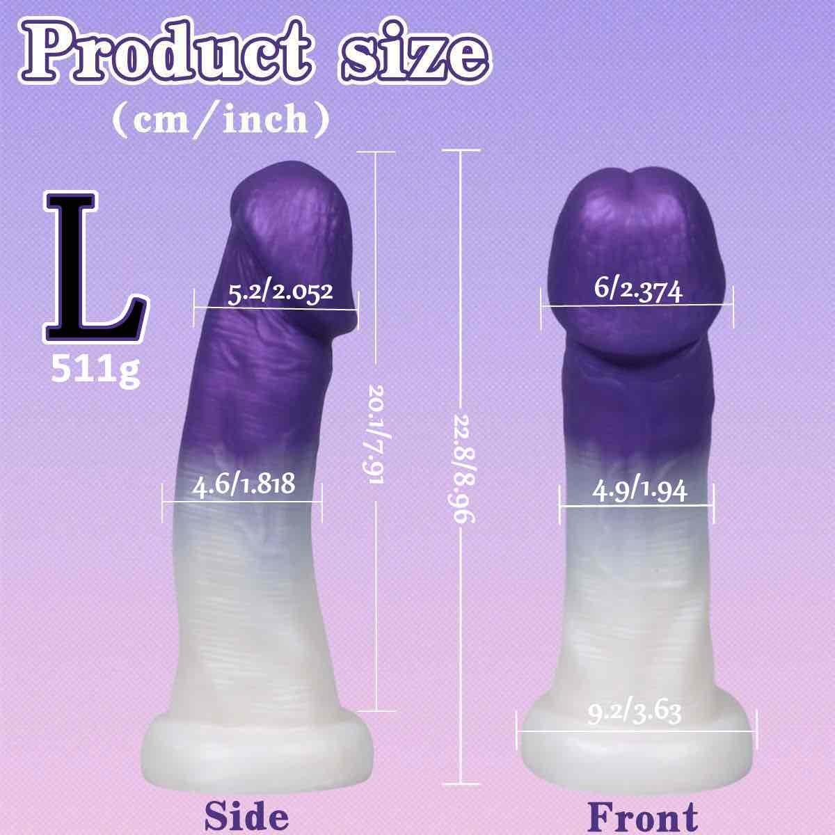 Big Glans & No Balls Dildo Mushroom
