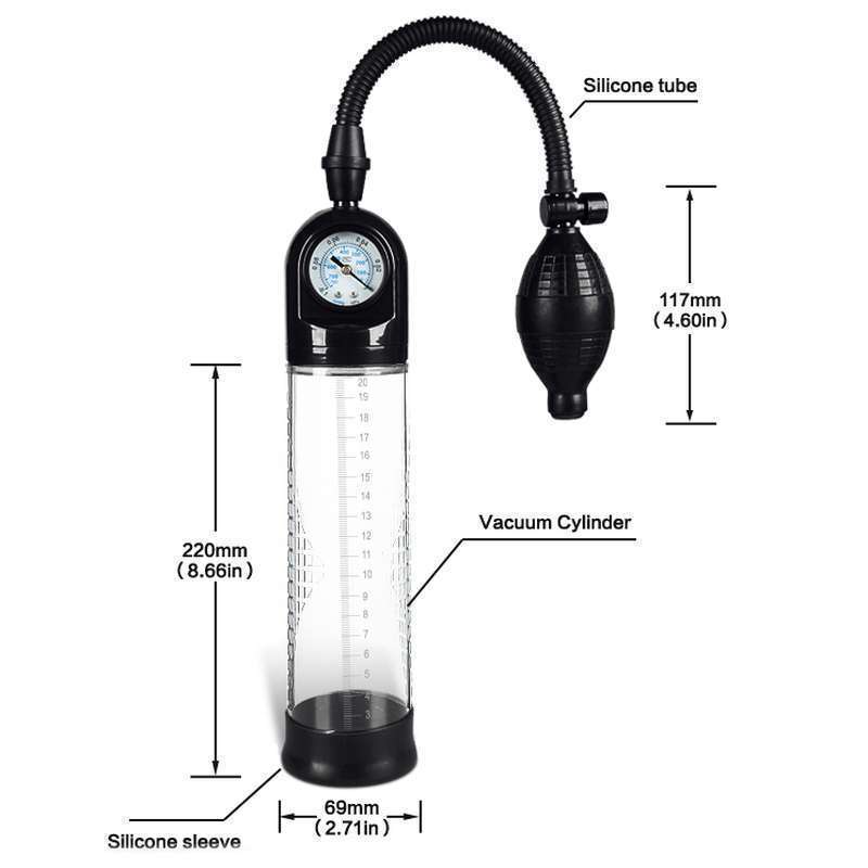 Gauge Penis Pump - Ball