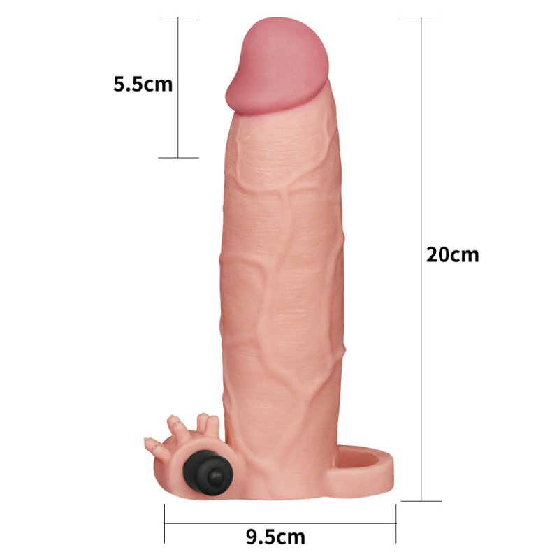 Pleasure X Tender Vibrating Penis Sleeve