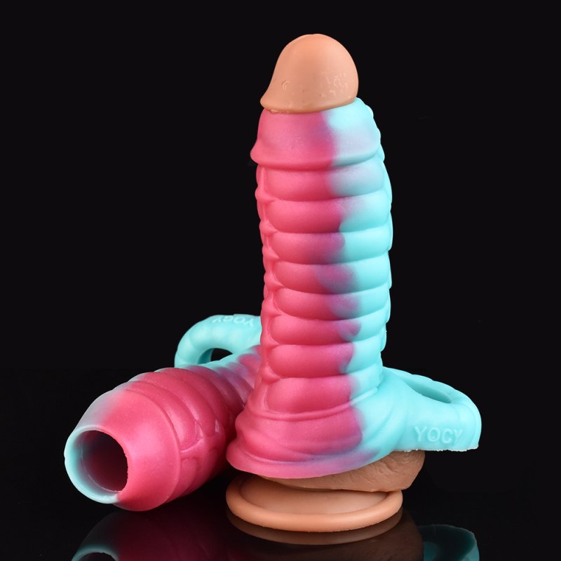 Double Color Dragon Penis Seeve