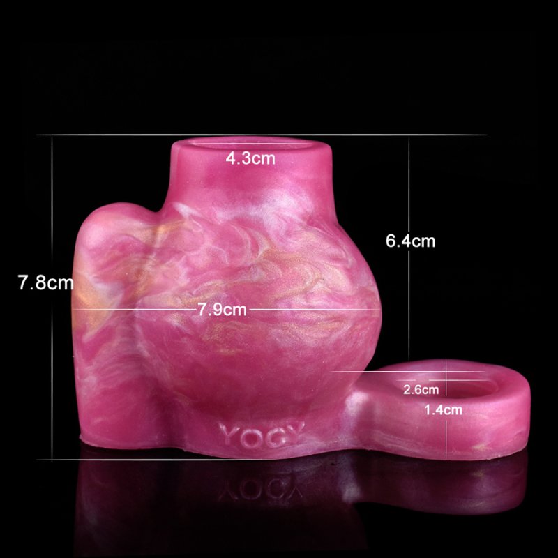 Mixed Color Vibrating Silicone Cock Sleeve