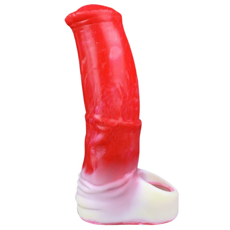 Colorful Extension Penis Sleeve - Red