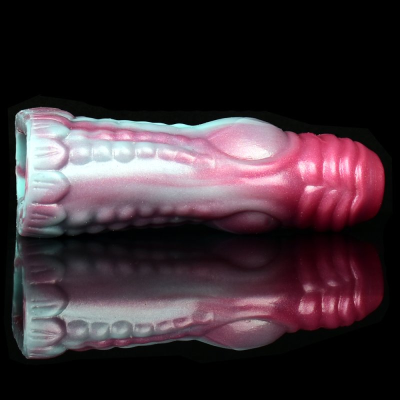 Colorful Silicone Penis Extension - Blue