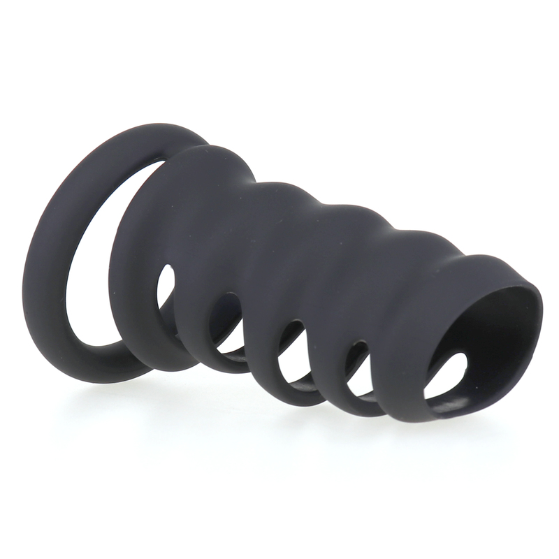 Cock Cage Enhancer Ring Sleeve