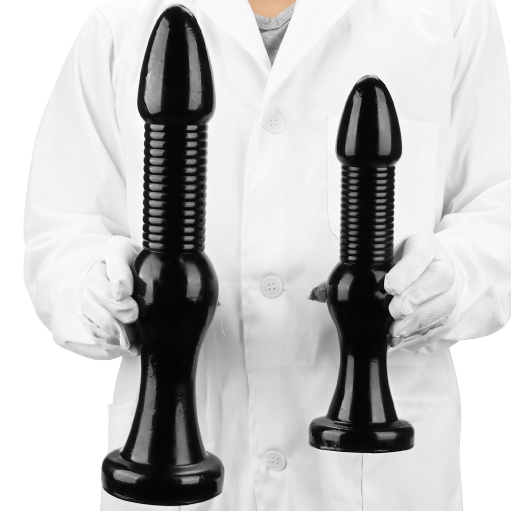 Big head extra long anal plug