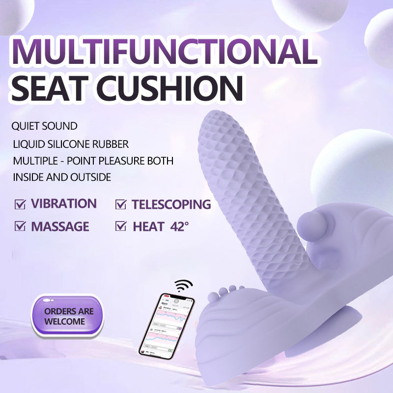 Portable Seat Cushion Masturbator Electric dildo Vibrating Telescopic Heated - Cycling mat vibrator