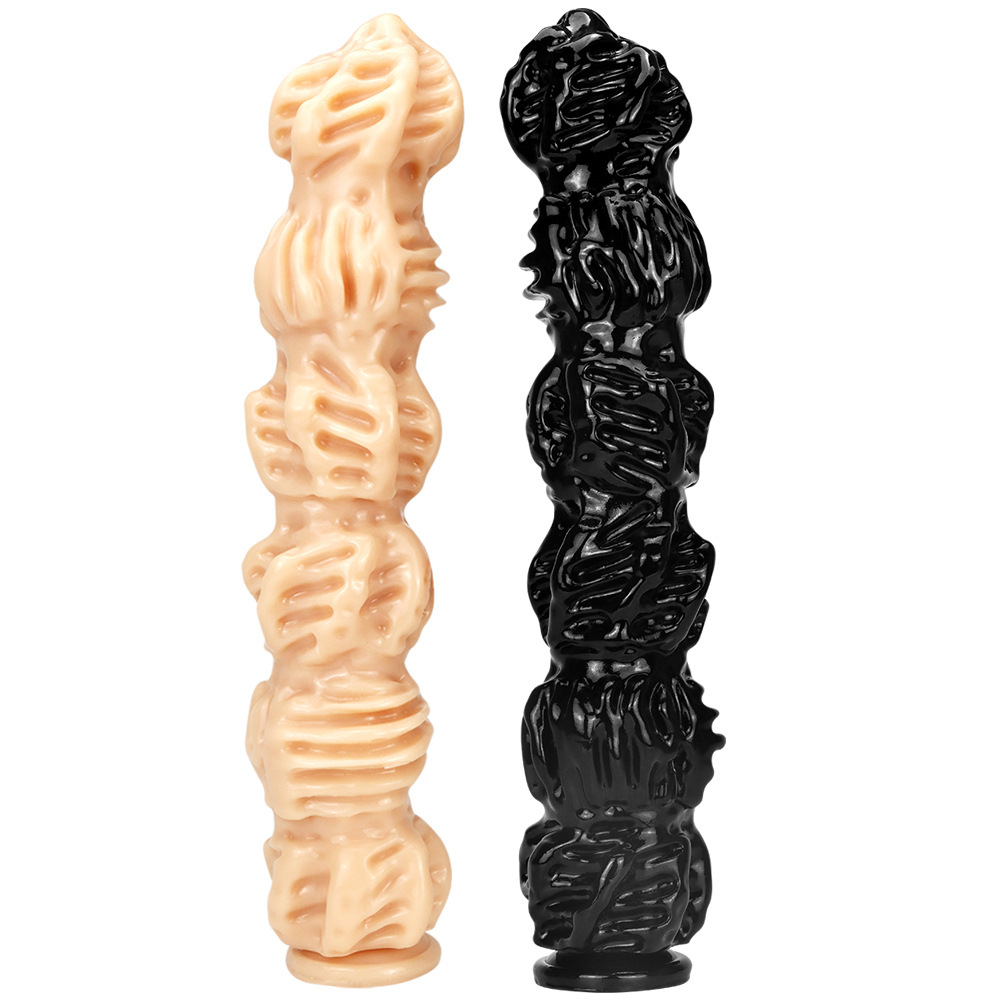16.14in/3.34in walnut anal plug realistic dildo