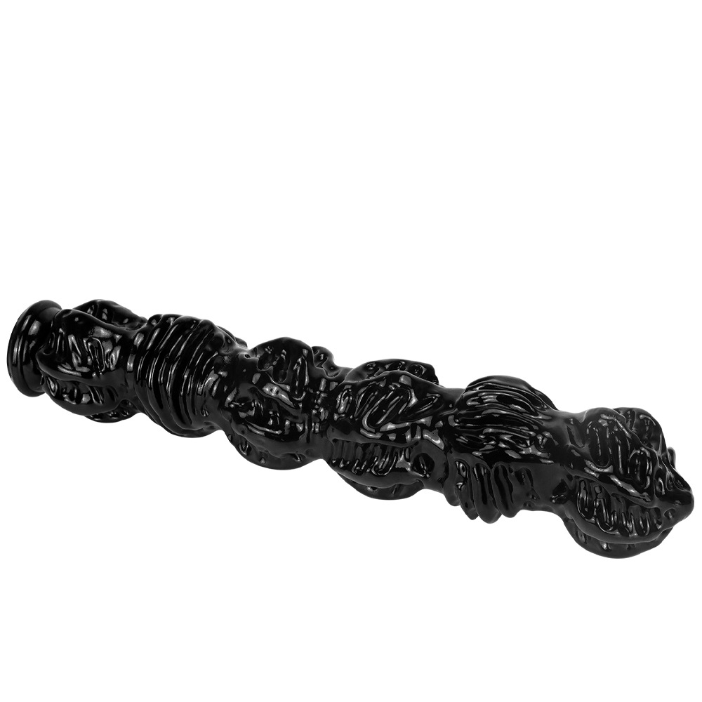 16.14in/3.34in walnut anal plug realistic dildo