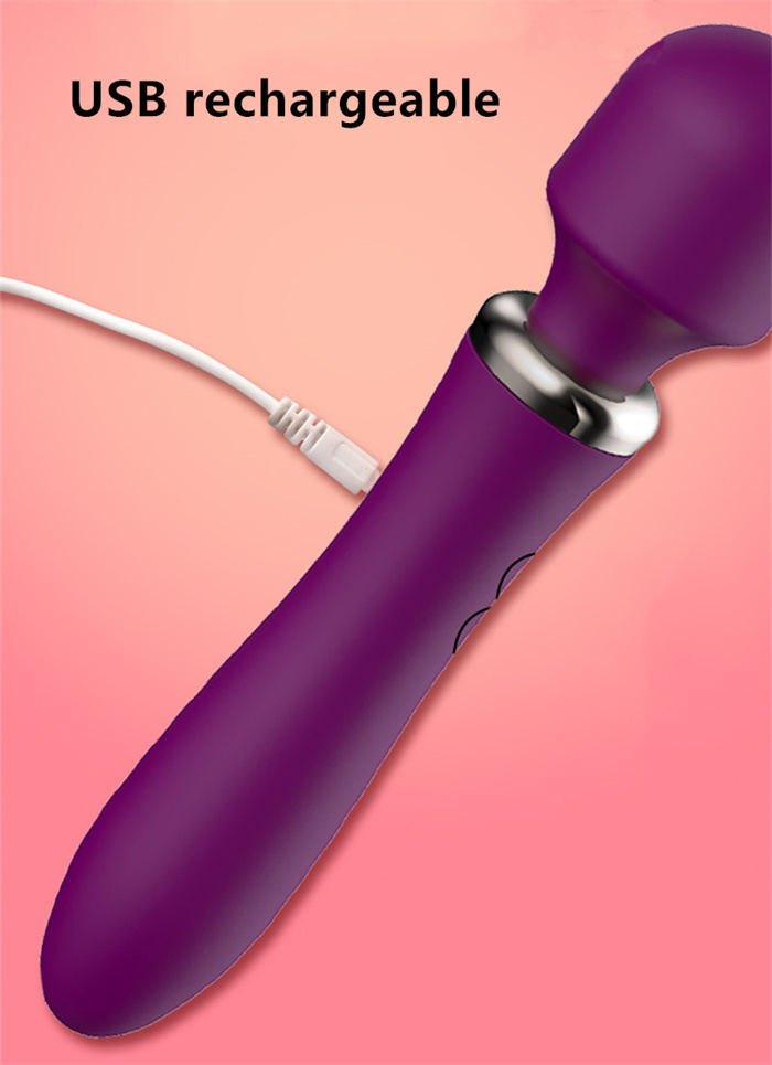 AV Stick Vibrator with Heating & Stepless Speed Control