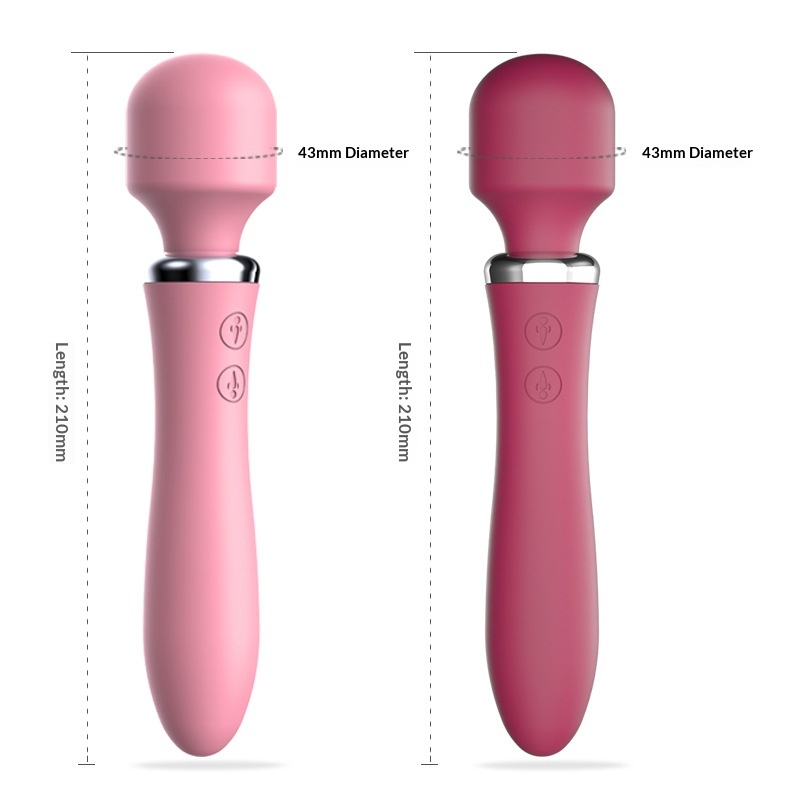 AV Stick Vibrator with Heating & Stepless Speed Control