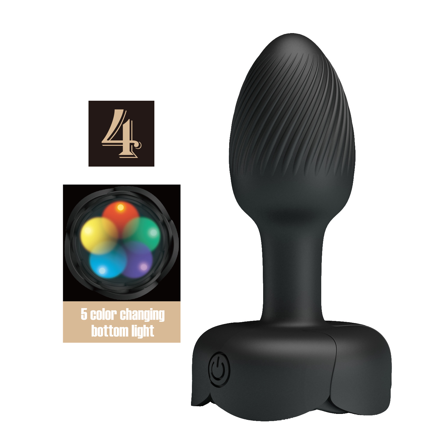 10 Modes Vibration silicone anal plug