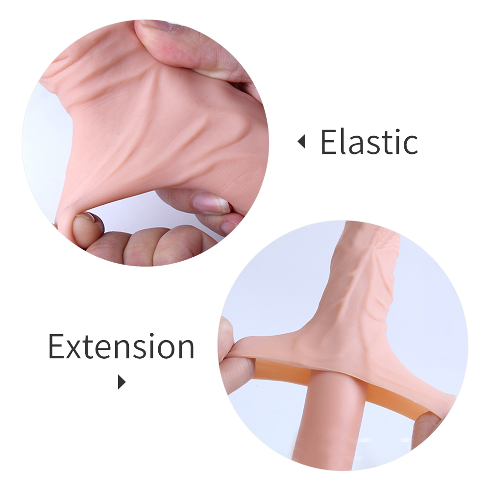 Hollow TPE sleeve for penis -Y908
