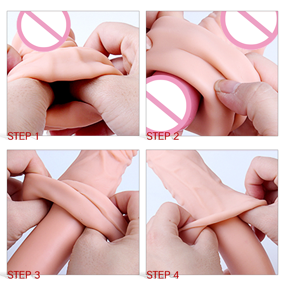 Hollow TPE sleeve for penis -Y908