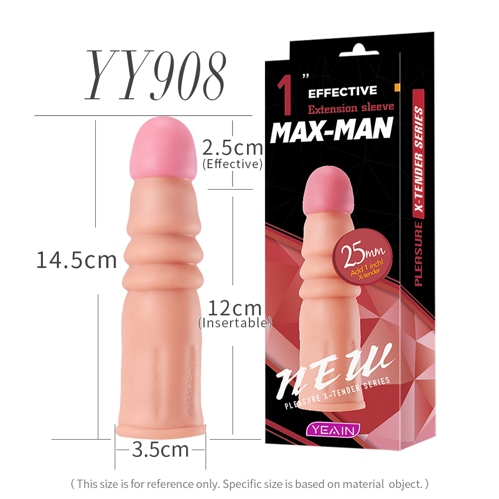 Hollow TPE sleeve for penis -Y908